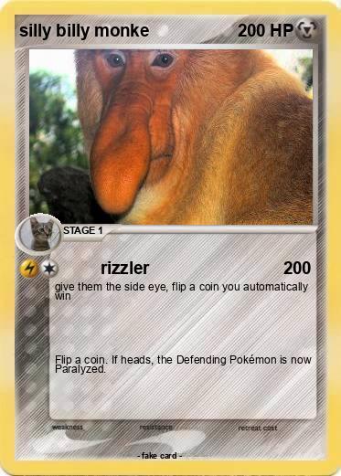 Pokemon silly billy monke