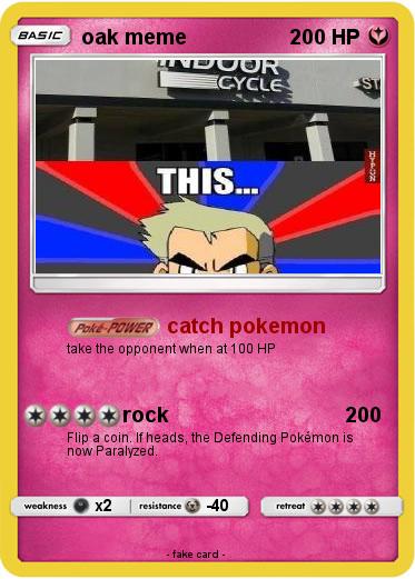 Pokemon oak meme