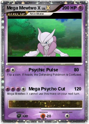 Pokemon Mega Mewtwo X