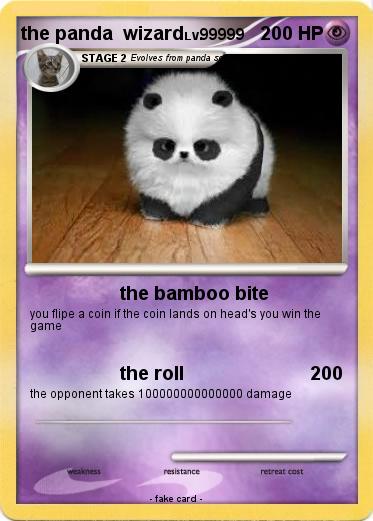 Pokemon the panda  wizard