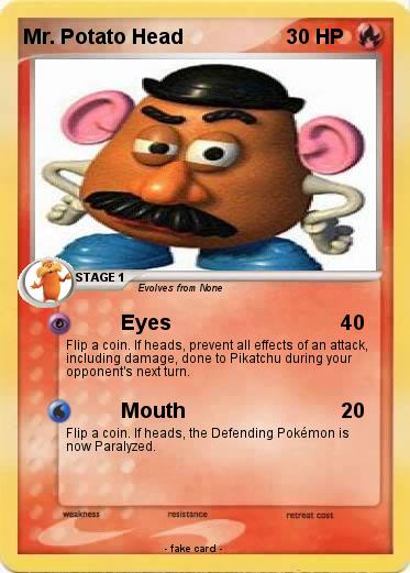Pokemon Mr. Potato Head