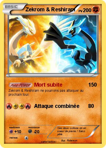 Pokemon Zekrom & Reshiram