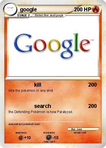 Pokemon google