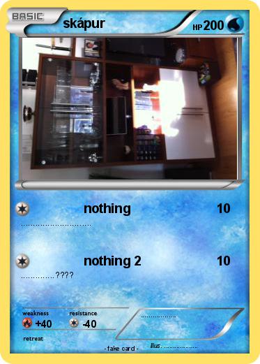 Pokemon skápur