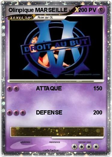 Pokemon Olinpique MARSEILLE