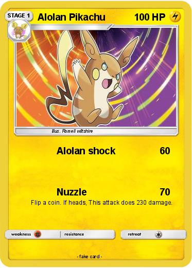 Pokemon Alolan Pikachu