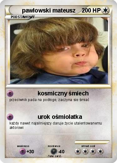 Pokemon pawłowski mateusz