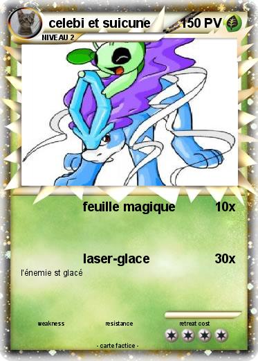 Pokemon celebi et suicune