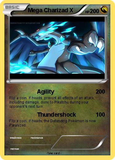 Pokemon Mega Charizad X