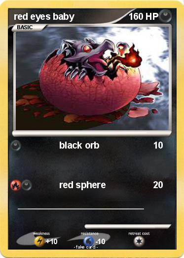 Pokemon red eyes baby