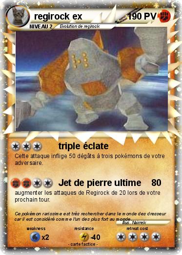 Pokemon regirock ex