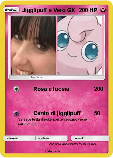 Pokemon Jigglipuff e Vero GX