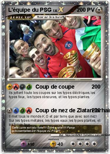 Pokemon L'équipe du PSG