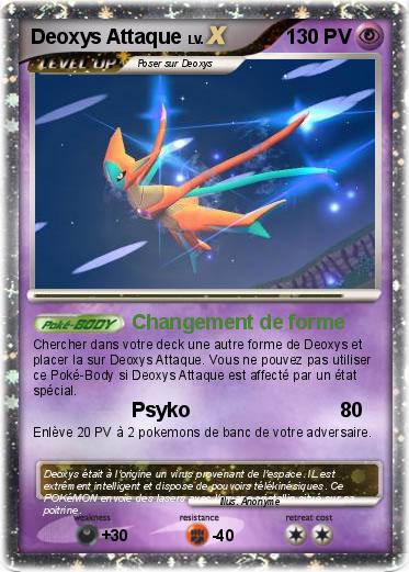 Pokemon Deoxys Attaque