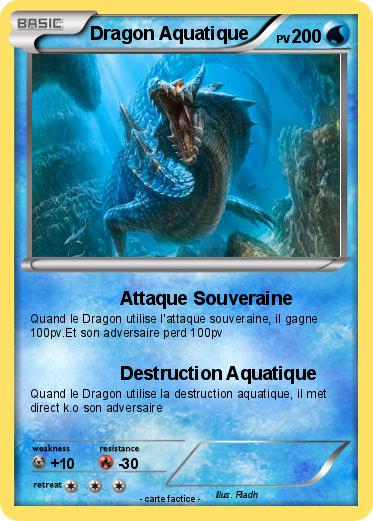 Pokemon Dragon Aquatique