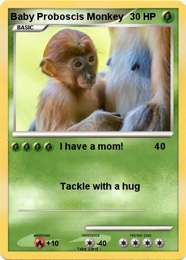 Pokemon Baby Proboscis Monkey
