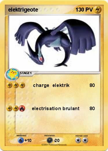 Pokemon elektrigeote