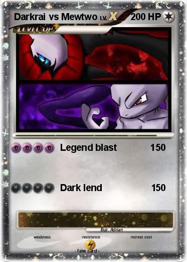 Pokemon Darkrai vs Mewtwo