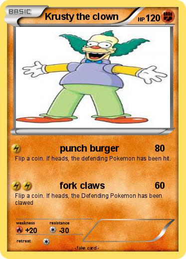 Pokemon Krusty the clown