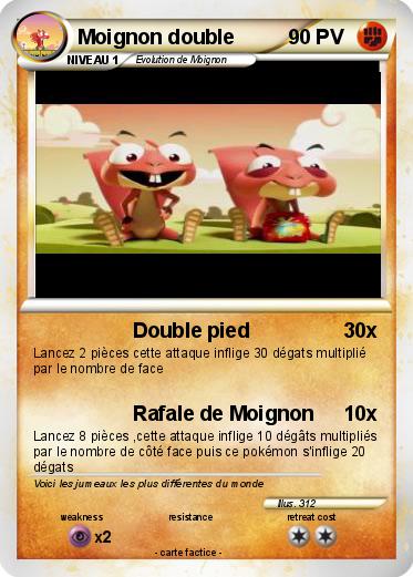 Pokemon Moignon double