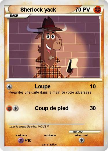 Pokemon Sherlock yack