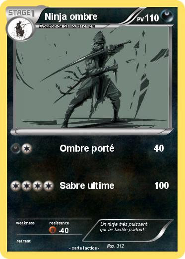 Pokemon Ninja ombre