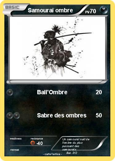 Pokemon Samouraï ombre