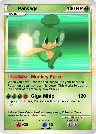 Pokemon Pansage