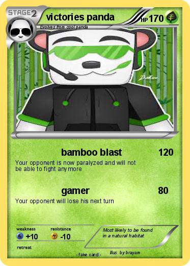 Pokemon victories panda