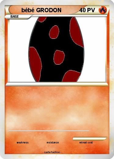 Pokemon bébé GRODON