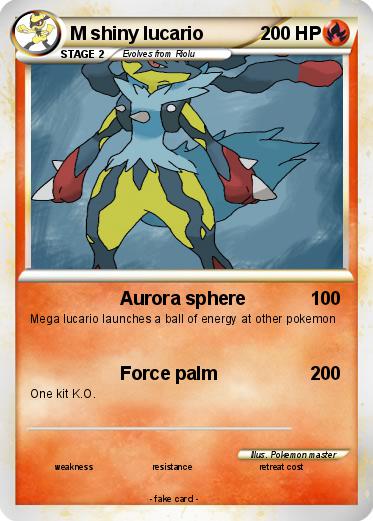 Pokemon M shiny lucario