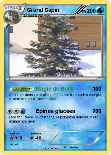 Pokemon Grand Sapin