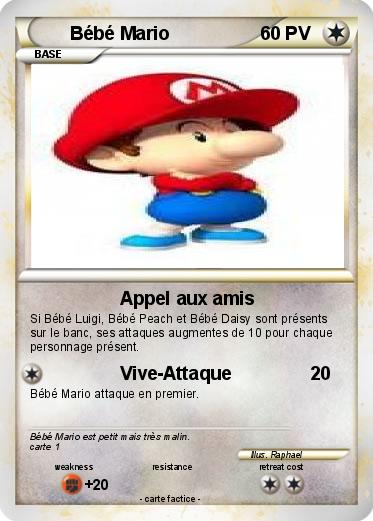 Pokemon Bébé Mario