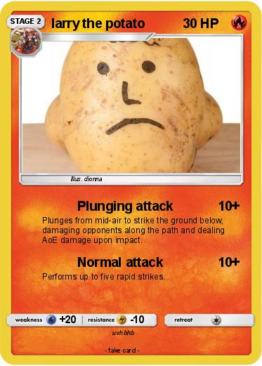 Pokemon larry the potato