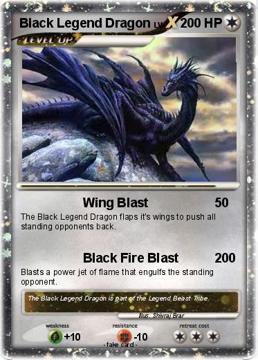 Pokemon Black Legend Dragon