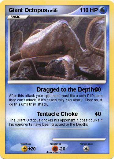 Pokemon Giant Octopus