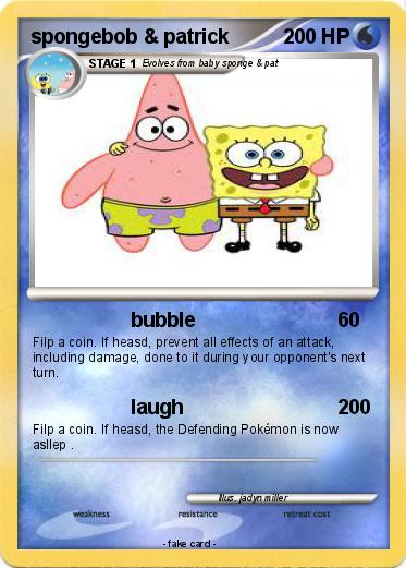 Pokemon spongebob & patrick