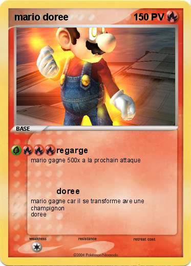 Pokemon mario doree
