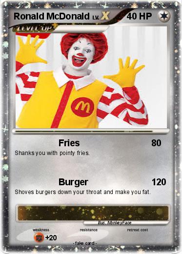 Pokemon Ronald McDonald