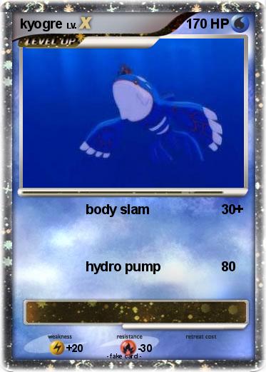 Pokemon kyogre