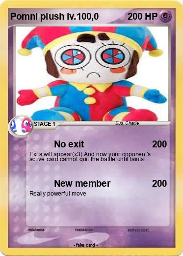 Pokemon Pomni plush lv.100,0