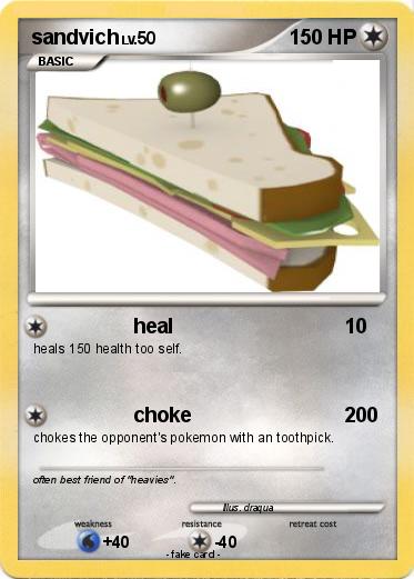 Pokemon sandvich