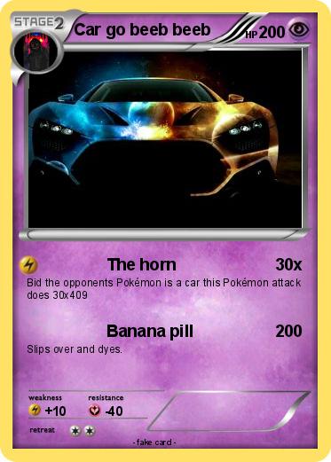 Pokemon Car go beeb beeb