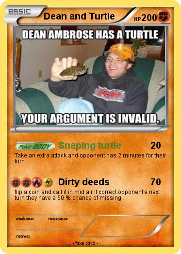 Pokemon Dean and Turtle