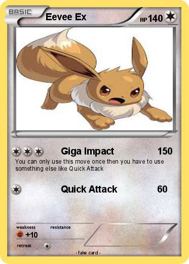 Pokemon Eevee Ex