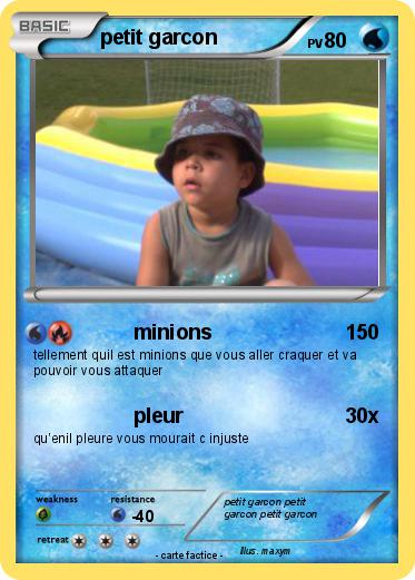 Pokemon petit garcon