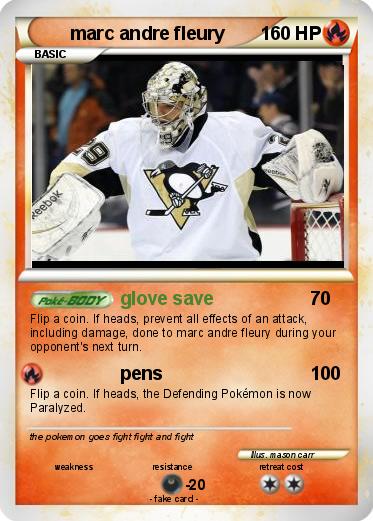 Pokemon marc andre fleury