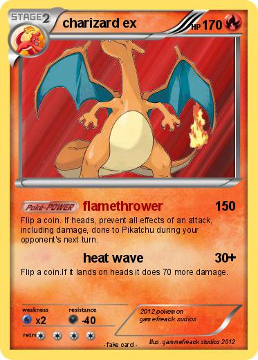 Pokemon charizard ex