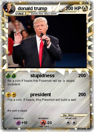 Pokemon donald trump