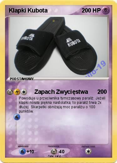 Pokemon Klapki Kubota
